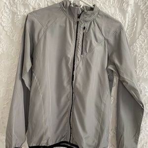 Reebok Silver Reflecting Windbreaker